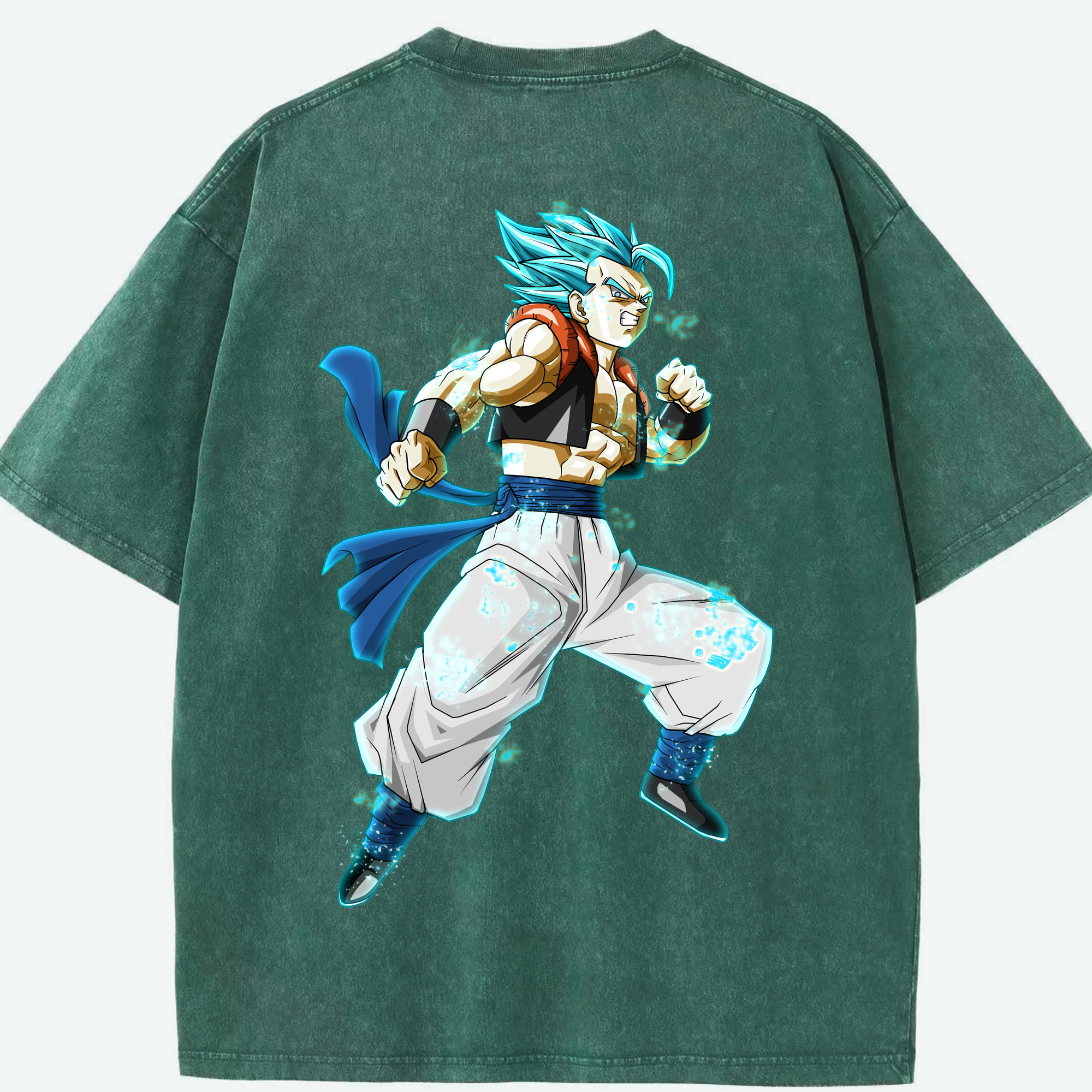 （画像用） ドラゴンボール ベジータ四世（Bejīta Yonsei）DRAGON BALL Vegeta IV 綿100% ヴィンテージ風 半袖Tシャツ（背面プリント）